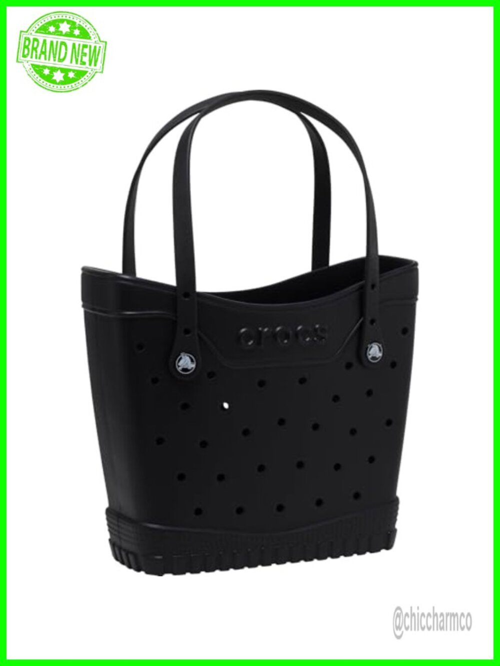 Croslite Waterproof Washable Tote Bag Holds 15" Laptop Shoulder Carryall